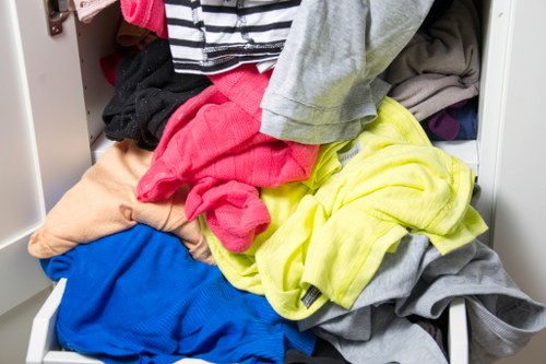 Vehicle being loaded securely with garden waste and bulky items